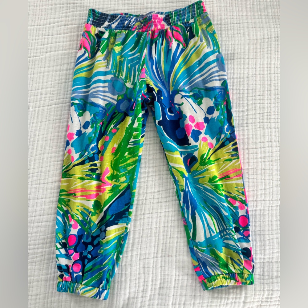 Lilly Pulitzer Colorful Tropical Print Kids Bottoms
